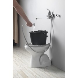 Céramique Utilitaire Gratuit Couvercle avec grille 36x54 cm, S-trap, blanc