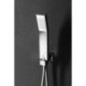 LATUS Set de douche en béton avec robinet de mélangeur thermostatique, boîte d'installation, 2 sorties, Chrome LATUS Set de douche en béton avec robinet de mélangeur thermostatique, boîte d'installation, 2 sorties, Chrome