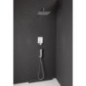 GINKO Douche en béton Set avec un seul levier Mixer Tap, 2 Outlets, Chrome GINKO Douche en béton Set avec un seul levier Mixer Tap, 2 Outlets, Chrome
