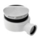 Déchet de plateau de douche, Ø 90mm, DN40, couvercle poli en acier inoxydable