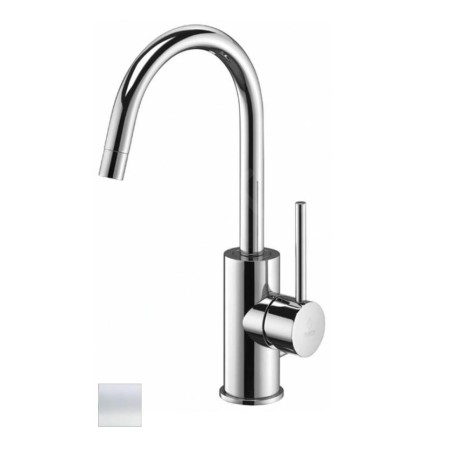 Paffoni Light - Mitigeur de lavabo, blanc mat LIG078BO