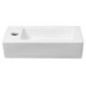 ZOE lavabo en céramique 37x18 cm, trou de robinet sur le LHS