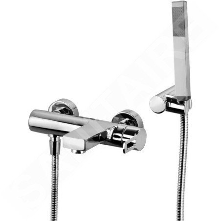 Paffoni West - Mitigeur de baignoire avec accessoires, chrome WS026CR