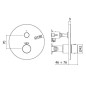 Paffoni Compact Box - Mitigeur de douche thermostatique encastré, chrome CPT013CR Paffoni Compact Box - Mitigeur de douche thermostatique encastré, chrome CPT013CR