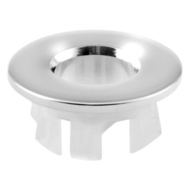 Revêtement de lavabo en métal, 30 mm, chrome