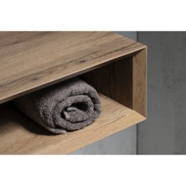 MORIAN Basin Cabinet 100x14x48cm, chêne, gauche