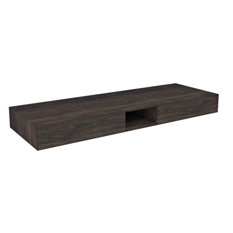 MORIAN Basin Cabinet 130x14x48cm, chêne noir MORIAN Basin Cabinet 130x14x48cm, chêne noir