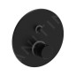 Paffoni Jo - Mitigeur encastré avec corps, pour 2 appareils, noir mat JO015NO