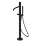 Paffoni Jo - Mitigeur de baignoire au sol, avec accessoires, noir mat JO032NO Paffoni Jo - Mitigeur de baignoire au sol, avec accessoires, noir mat JO032NO