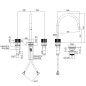 Paffoni Jo - Mitigeur de lavabo avec vidage, chrome JO053CR