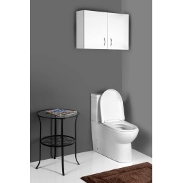 Meuble de rangement supérieur KERAMIA FRESH 60x50x20cm, blanc