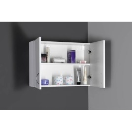 Meuble de rangement supérieur KERAMIA FRESH 60x50x20cm, blanc