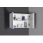 Meuble de rangement supérieur KERAMIA FRESH 60x50x20cm, blanc