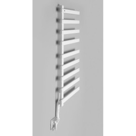 Radiateur de serviette électrique ELCOR 480x920x50 mm, 128 W, blanc mat