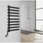 Radiateur de serviette électrique ELCOR 480x920x50 mm, 128 W, noir mat