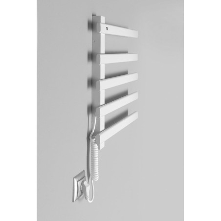 Radiateur sèche-serviettes électrique ELCOR 480x520x50 mm, 63 W, blanc mat