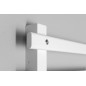 Radiateur sèche-serviettes électrique ELCOR 480x520x50 mm, 63 W, blanc mat
