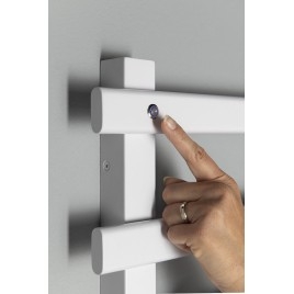 Radiateur sèche-serviettes électrique ELCOR 480x520x50 mm, 63 W, blanc mat
