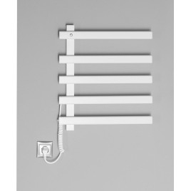 Radiateur sèche-serviettes électrique ELCOR 480x520x50 mm, 63 W, blanc mat
