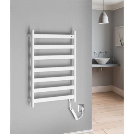 Radiateur de serviette électrique ELIAS 490x730x110 mm, 105 W, blanc mat