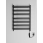 Radiateur de serviette électrique ELIAS 490x730x110 mm, 105 W, noir mat