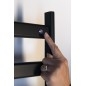 Radiateur de serviette électrique ELIAS 490x730x110 mm, 105 W, noir mat