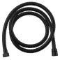 Tuyau de douche en métal POWERFLEX, 150cm, noir mat