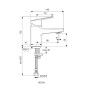 Ideal Standard CeraPlan - Mitigeur de lavabo Piccolo, chrome BD200AA