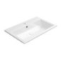 KUBE X lavabo en céramique 70x46cm, encastré, blanc ExtraGlaze KUBE X lavabo en céramique 70x46cm, encastré, blanc ExtraGlaze