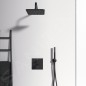 Ideal Standard CeraTherm - Mitigeur de douche thermostatique encastré, noir A6956XG