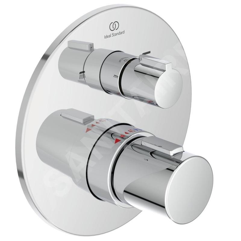 Ideal Standard CeraTherm - Mitigeur de baignoire thermostatique encastré, chrome A5814AA