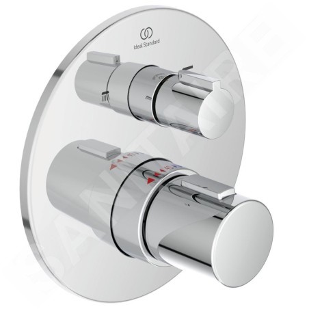 Ideal Standard CeraTherm - Mitigeur de baignoire thermostatique encastré, chrome A5814AA