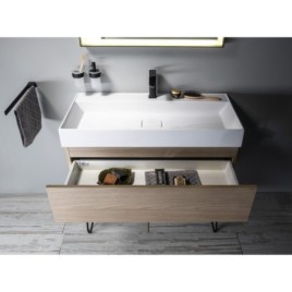 Unité de vanité ODETTA 95x50x43,5cm, Pine Rustic