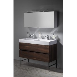 Unité de vanité ODETTA 118x50x43,5cm, chêne argenté