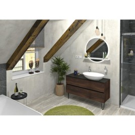 Unité de vanité ODETTA 118x50x43,5cm, Pine Rustic