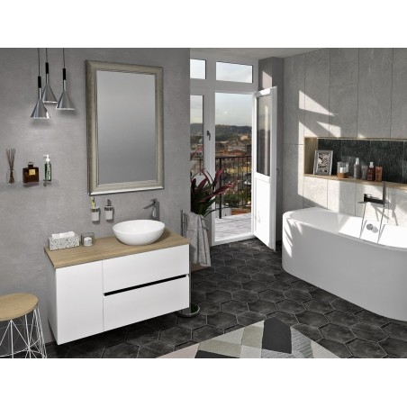 ODETTA armoire de porte inférieure 30x50x43,5cm, droite/gauche, pin Rustique