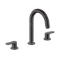 Hansgrohe Vernis Blend - Mitigeur de lavabo avec vidage, installation 3 trous, noir mat 71553670