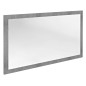 Miroir NIROX avec cadre 1200x700xmm, chêne argenté Miroir NIROX avec cadre 1200x700xmm, chêne argenté