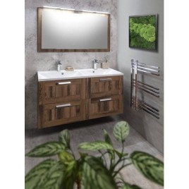 Miroir NIROX avec cadre 1200x700xmm, chêne Collingwood