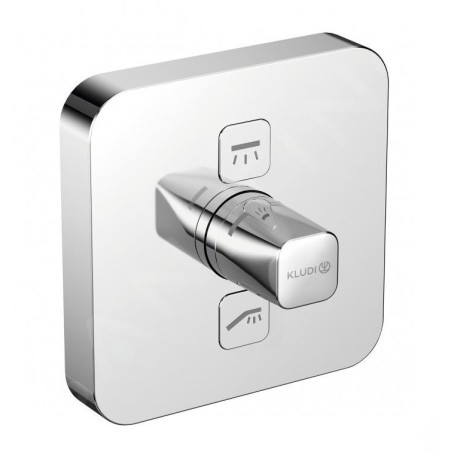 Kludi Push - Mitigeur encastré pour 2 sorties, chrome 387110538