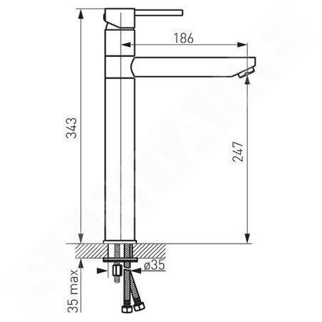 Novaservis Ferro Fiesta - Mitigeur de lavabo, chrome BFI2L