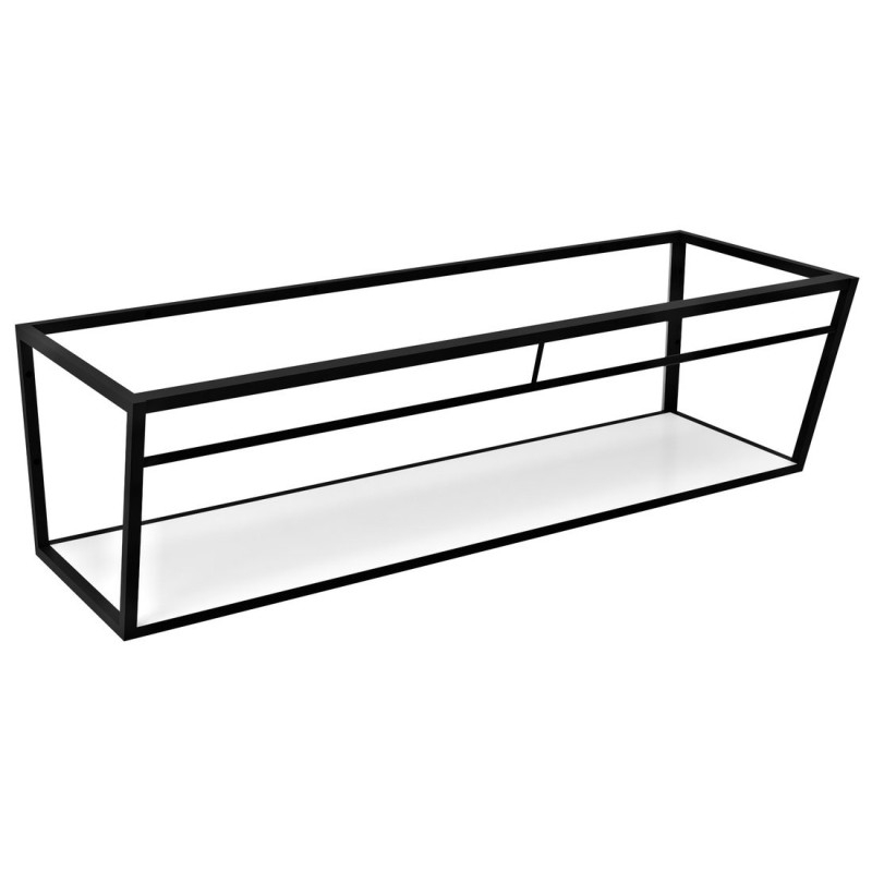 ARUBA Bracket avec plateau 248,4x40x49 cm, noir mat