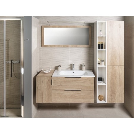 ESPACE Unité de rangement 35x172x32cm, porte 2x, gauche/droite/Elm Bardini