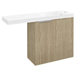 LATUS VI Basin Cabinet 50x50x22 cm, droite, Elm Bardini