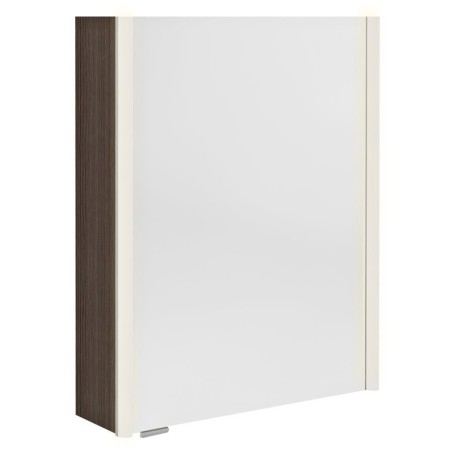 ALIX Armoire miroir avec éclairage LED 56x70x17,5cm, gauche/droite, Pine Rustik