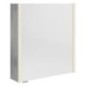 ALIX Armoire miroir avec éclairage LED 66x70x17,5cm, gauche/droite, chêne argenté ALIX Armoire miroir avec éclairage LED 66x70x17,5cm, gauche/droite, chêne argenté