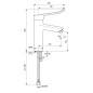 Ideal Standard Ceraplus II - Mitigeur de lavabo, chrome BC104AA