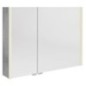 Armoire de toilette ALIX avec éclairage LED 96x70x17,5cm, chêne argenté Armoire de toilette ALIX avec éclairage LED 96x70x17,5cm, chêne argenté