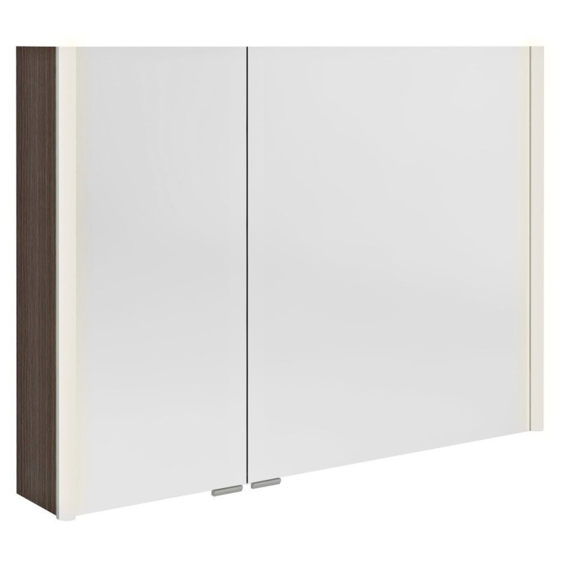 Armoire miroir ALIX avec éclairage LED 96x70x17,5cm, Pine Rustic Armoire miroir ALIX avec éclairage LED 96x70x17,5cm, Pine Rustic