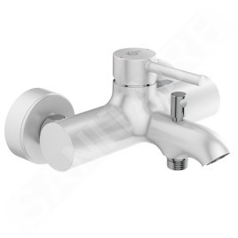 Ideal Standard CeraLine - Robinetterie de baignoire murale, blanc mat BC199U5